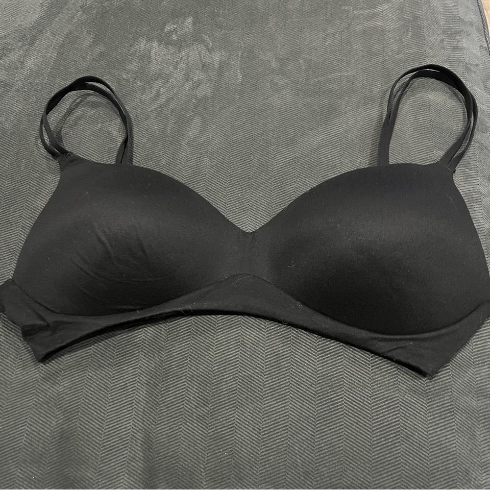 Aerie Wireless Black T-Shirt Bra